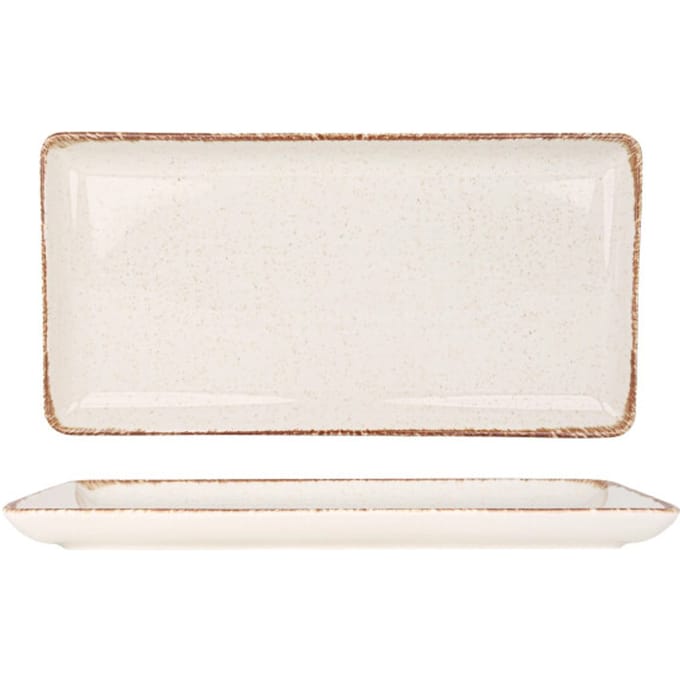 Rinart Serveerschaal - Brunilda - Porselein - 33x17 cm - set van 2