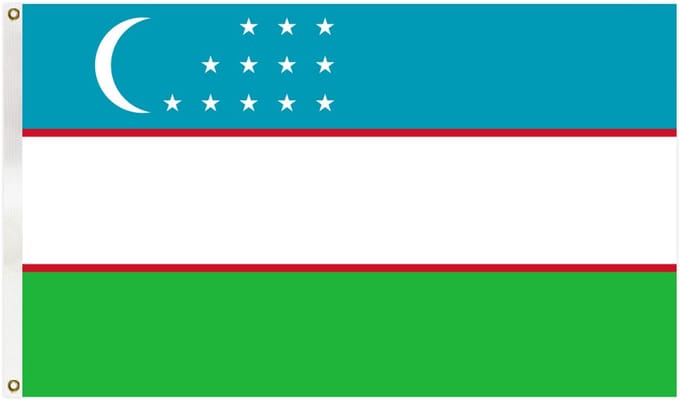 Go Go Gadget - Vlag - 90x150cm - Oezbekistan