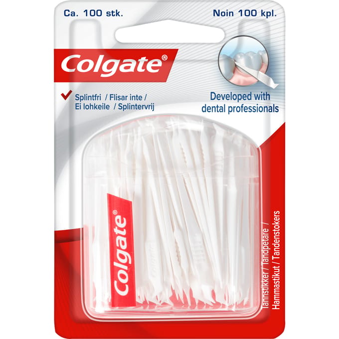 Colgate Tandenstoker Plastic 100 st