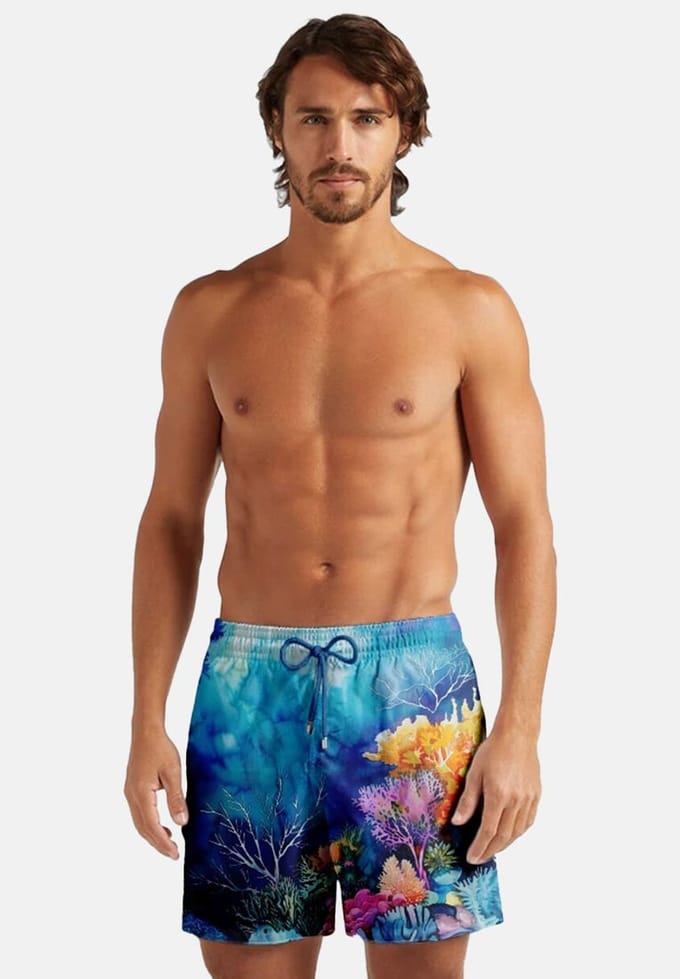 "Reef Coral" Zwemshorts