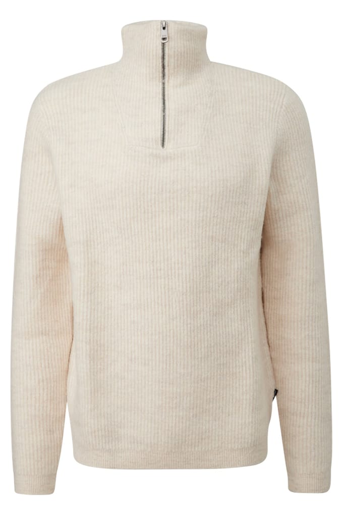 s.Oliver -qs Pullover Offwhite Maat: S | Sweaters Outlet | Heren | Wit