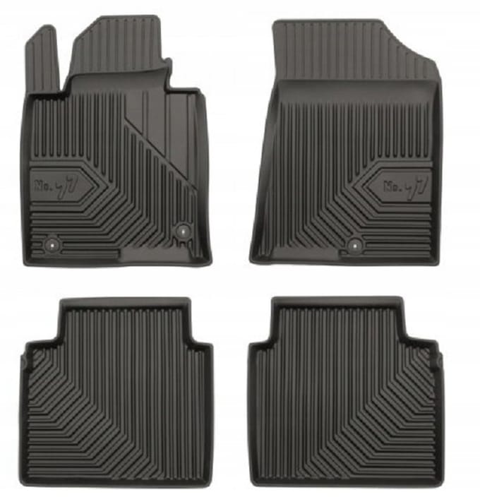FROGUM 77 Automatten - Geschikt voor KIA OPTIMA IV (2015-2020) - TPE Rubber - Zwart
