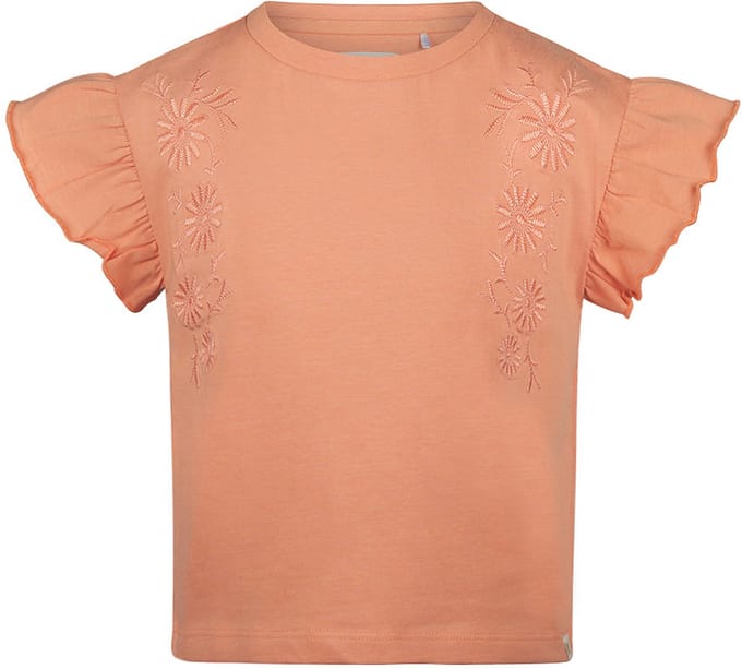 Koko Noko Meisjes Loose Fit T-shirt - Blushed terra