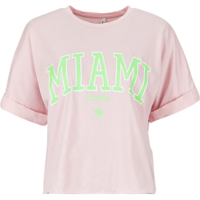 Only  T-shirt Korte Mouw ONLMINDY LIFE