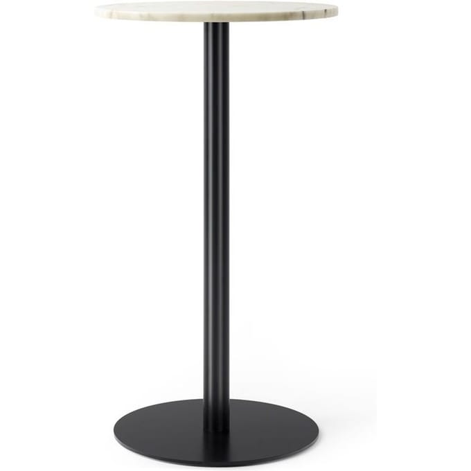 Audo - Harbour Column Counter/Bar Table Ø60cm - Off White Marble - 102,7cm - wit