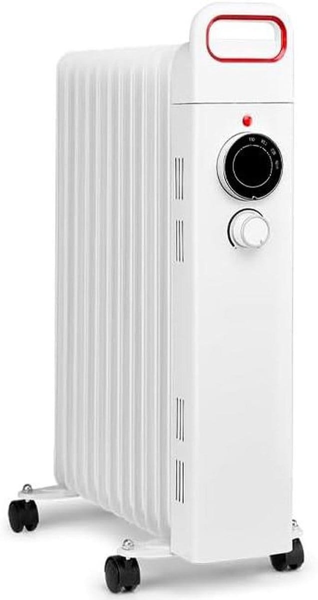 Olie Radiator - Verwarming Element - Ruimte Verwarmen - 11 Hoge Thermische Elementen - 2500 Watt - Wit