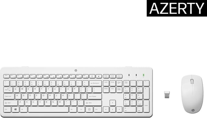 HP 230 - Draadloos Toetsenbord en Muis Combinatie - Azerty - Wit