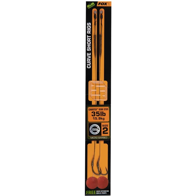 FOX Edges Curve Short Semi Stiff Camotex Ready Rigs - Onderlijn