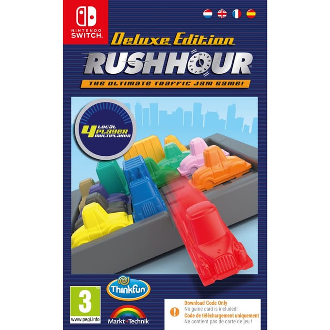Rush Hour (Deluxe Edition) (Code in a Box) - Nintendo Switch - Puzzle