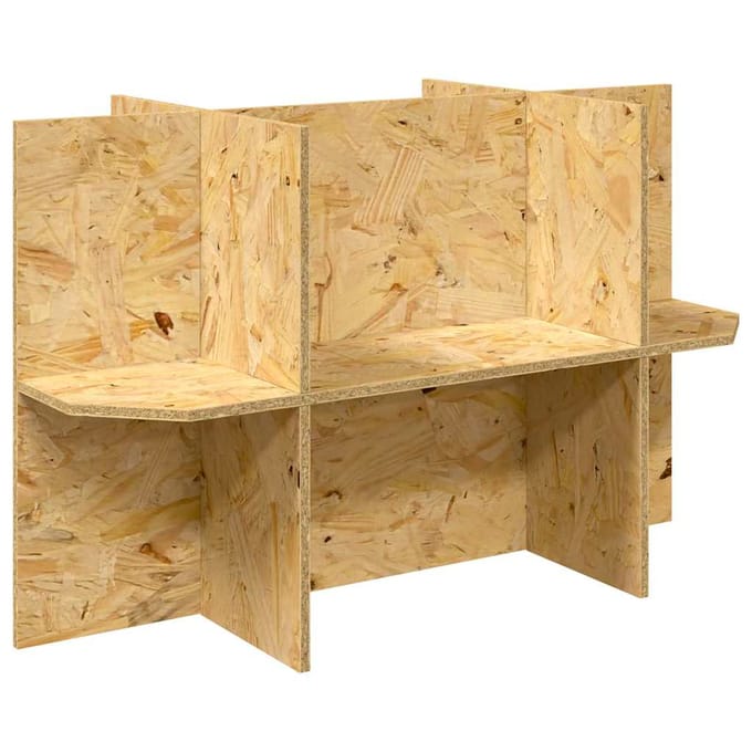 vidaXL Terrariumbasis met plank Bruin 80 x 40 x 50 cm OSB