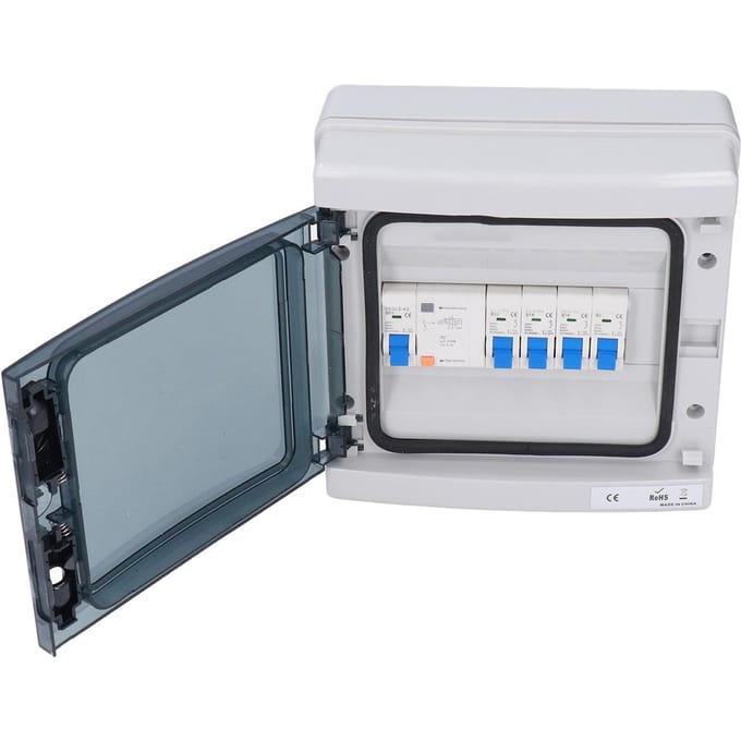 Weerbestendige Verdelingsdoos Waterdicht Europees 4 MCB Stroomonderbrekers voor Caravans 230V