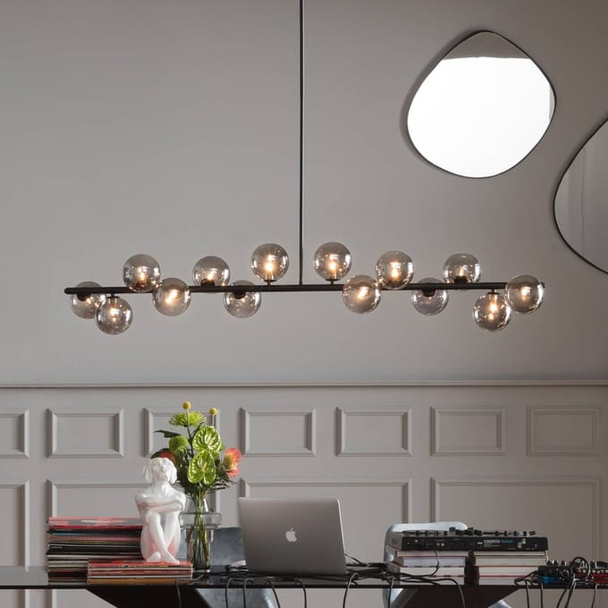Hanglamp Scala Balls 150cm zwart Kare Design