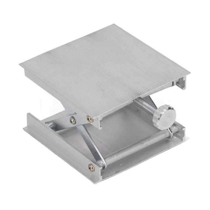 Aluminiumlegering Niveau Hefplatform Laboratorium Ondersteuning Krik Handmatige Lab Standaard Automatische Nivellering white