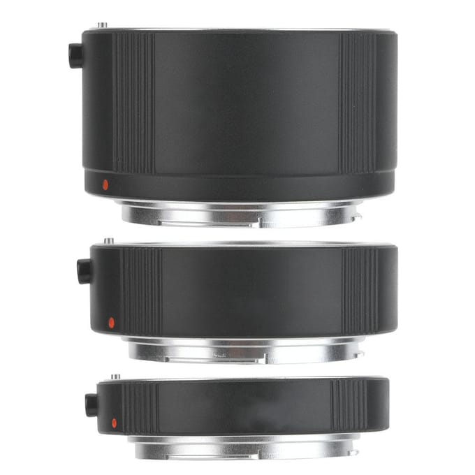 Automatisch Scherpstellende Macro Extension Lens Set 13+20+36mm voor Canon EOS Ef EF S Lens Camera gray