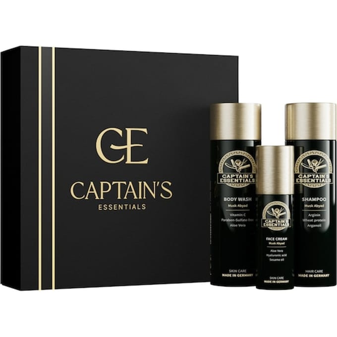 Captain's Essentials Musk Abyad Heren Essentiële Set Gezichtscrème