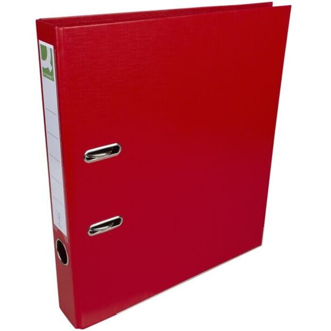 Q-CONNECT ordner, voor ft A4, volledig uit PP, rug van 5 cm, rood