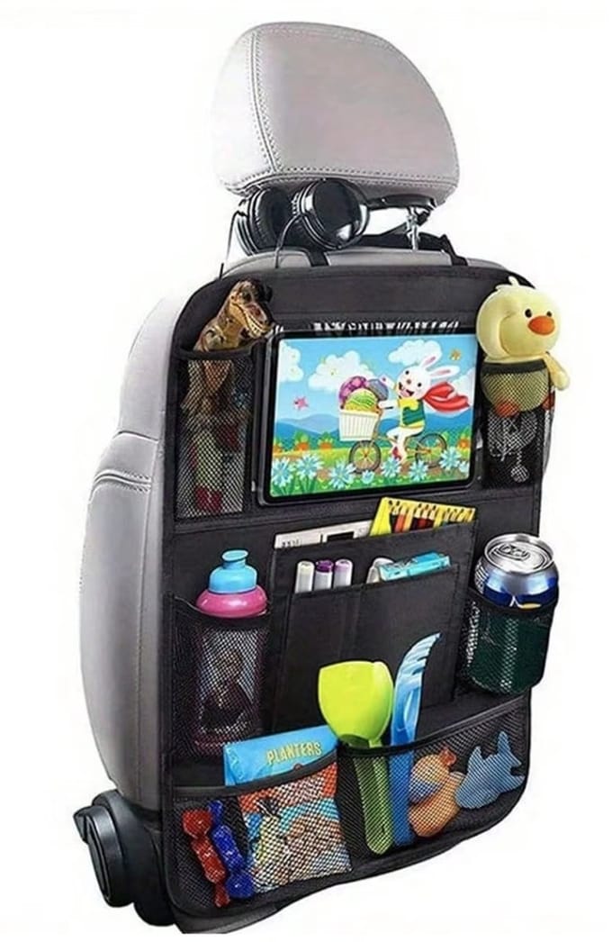 EtuiTab - Auto Organizer - Zwart - 9 Vakjes - Waterdicht Polyester