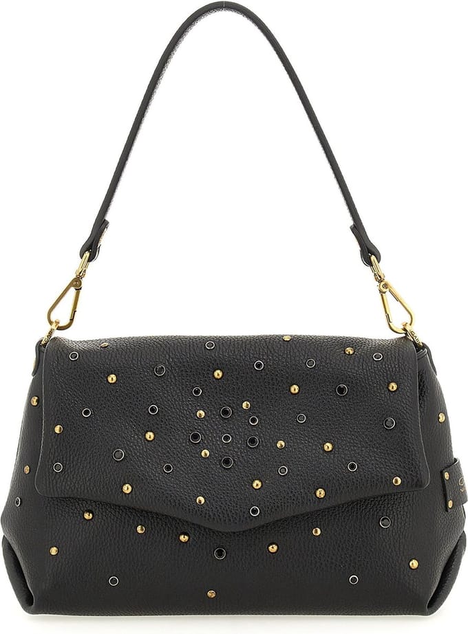 Gabs Nihan Schoudertas Leder 28 cm - Dames - black