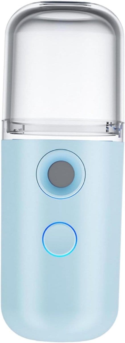 Nevel Spuitfles - Mini Steamer - Kleding Verfrissen - Nano Mist Spray - Draagbaar Formaat - Blauw
