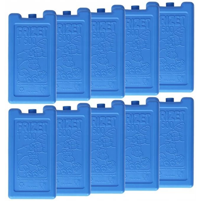 10x Koelpacks 500ml Gel - Vrieselementen voor Koelbox