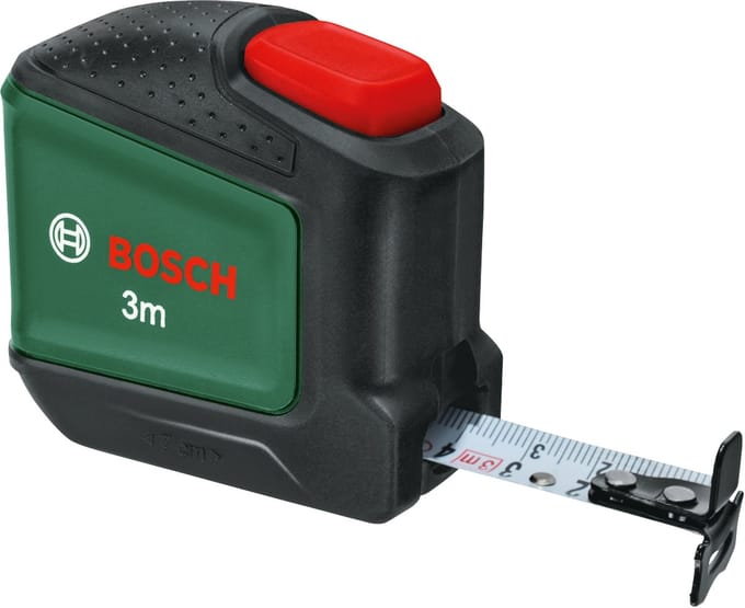 Bosch Rolbandmaat - 3 m lang - 19 mm breed