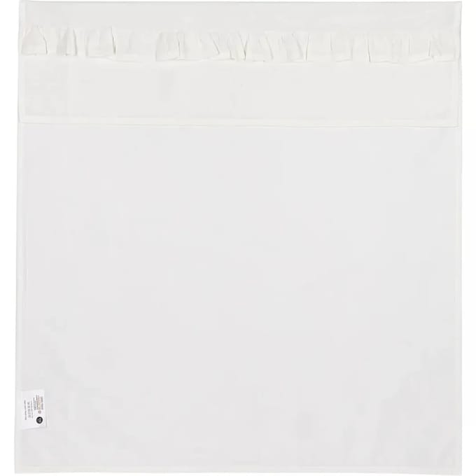 Meyco Baby Ruffle ledikant laken - offwhite - 100x150cm - 0.3 TOG