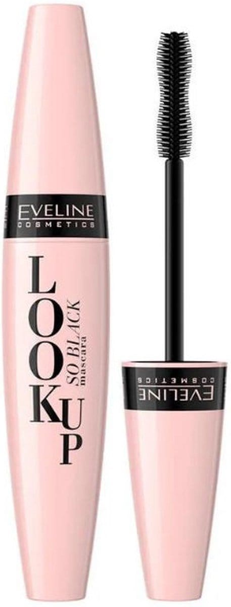Eveline Cosmetics Look Up So Black Mascara Zwart - Type borstel: Kam - - Mascara