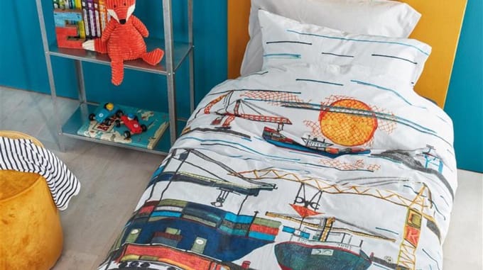 Beddinghouse Kids Seaport Dekbedovertrek - Ledikant - 100x135 cm - Multi