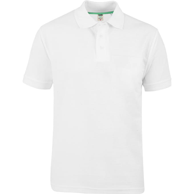 Duke Heren D555 Grant Pique Kingsize poloshirt 8XL wit