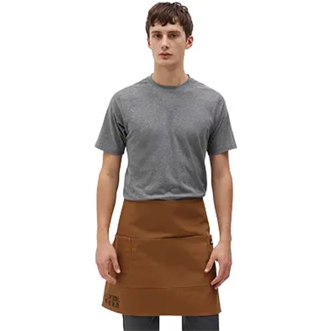 Dickies Bistro Schort Bruin