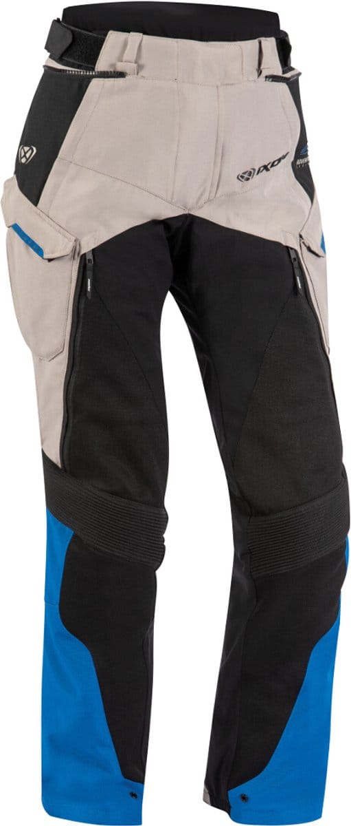Ixon Eddas PT L Grijs Zwart Blauw Dames Textiele Motorbroek - Broek