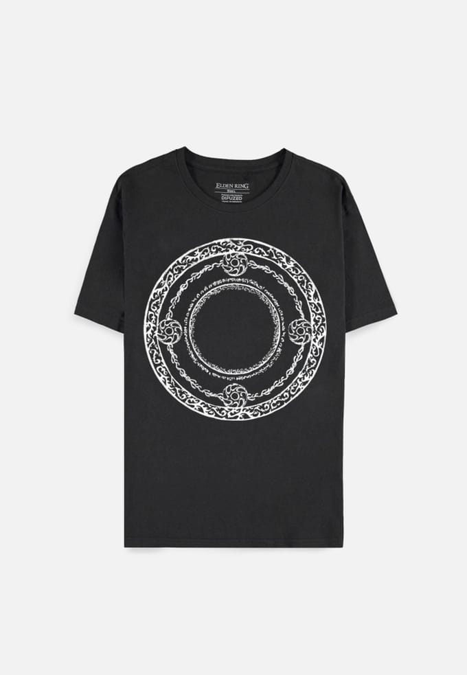 Elden Ring Heren Tshirt -S- Graphic Art Insignia Zwart