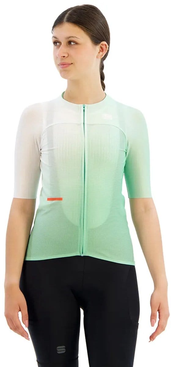 Sportful Light Korte Mouw Wielertrui Groen L Vrouw