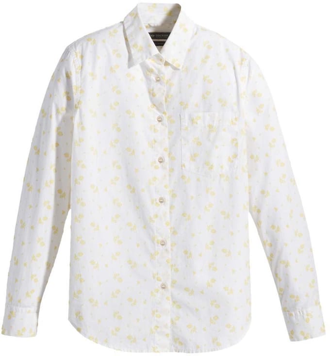 Dockers Original Overhemd Met Lange Mouwen Beige M Vrouw