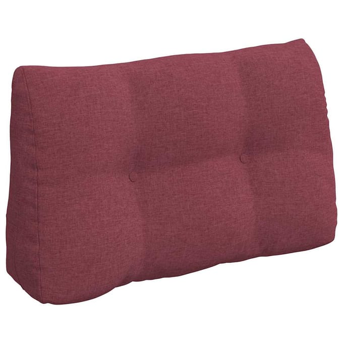 vidaXL Rugkussen Wijnrood 80 x 24 x 50 cm Stof