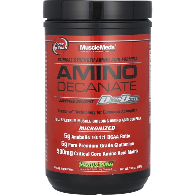 MuscleMeds, Amino Decanoate, Citron Vert, 13.5 oz (384 g)