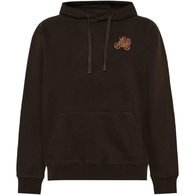 Hooded sweatshirt met borduursel KnowledgeCotton Apparel