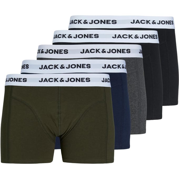 Jack & Jones Basic Trunks Boxershorts Heren (5-pack)
