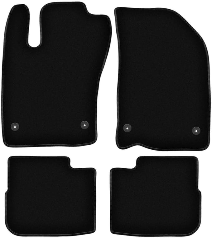 BASIC zwarte veloursmatten voor: Fiat Tipo II sedan (2015-)