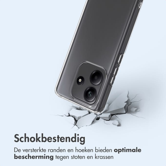 imoshion Doorzichtig Hoesje - Geschikt voor Xiaomi Redmi Note 14 5G - Stevige Transparante Backcover met Verstevigde Hoeken en Krasbestendige Achterkant