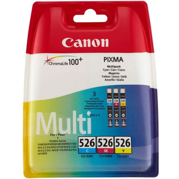 Canon CLI-526 - Inktcartridge - Cyaan / Magenta / Geel