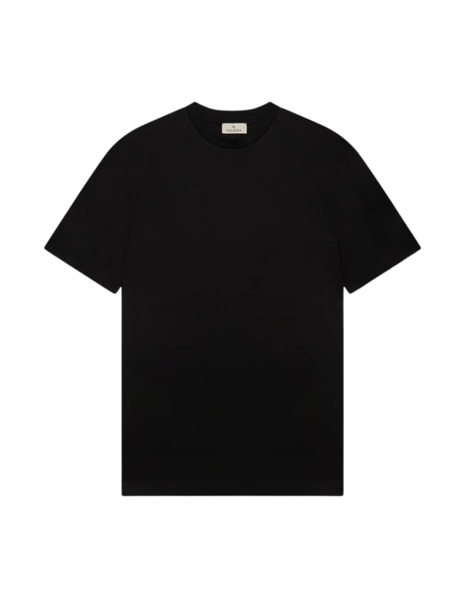 Valenza Interlock Supima T-shirts Zwart 1001