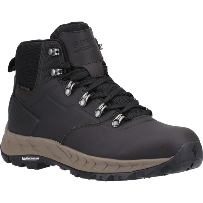 Hi-Tec Altitude VII WP Leren/Polyester Dames Chocolade Wandelschoenen