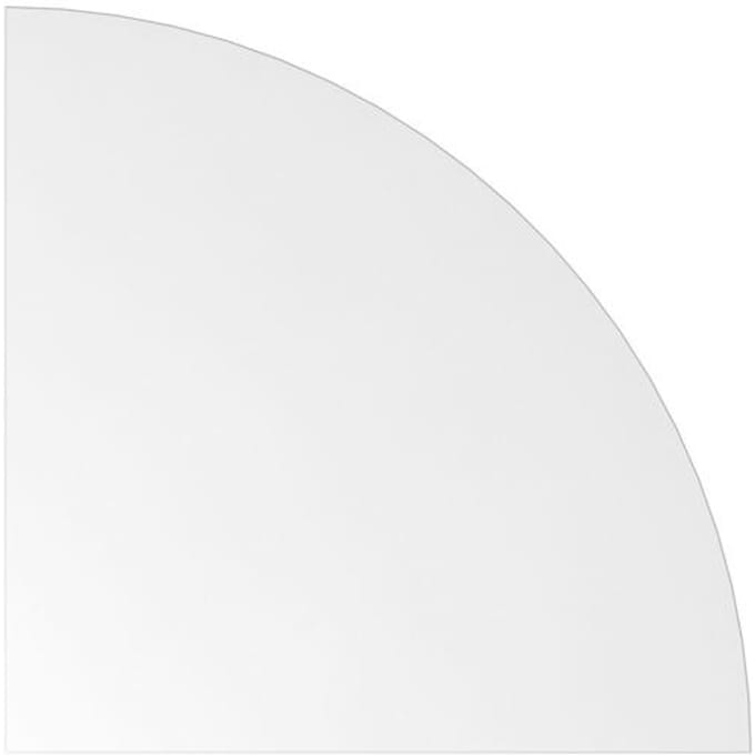 Hoeksteun Breno, koppelbaar blad voor bureaus Breno, L 800 x B 800 mm, wit