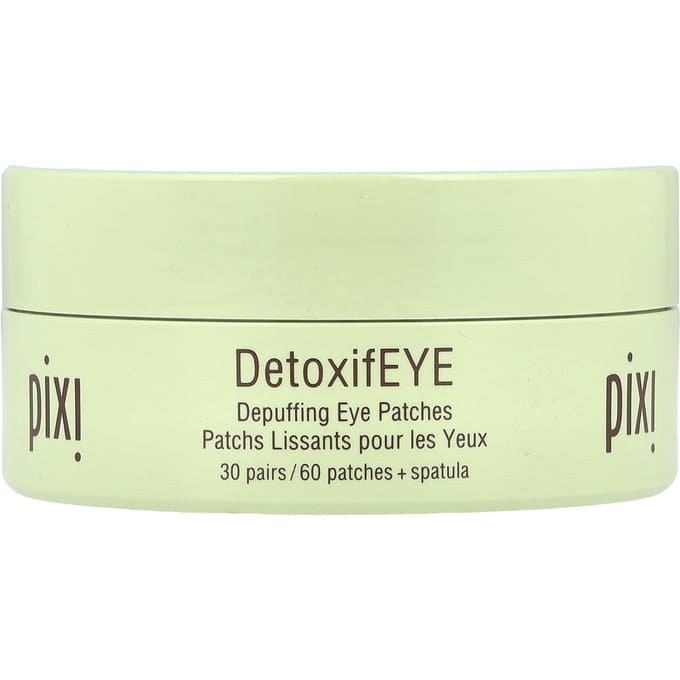 Pixi Beauty, Skintreats, DetoxifEye, Patchs décongestionnants pour les yeux, 30 paires + cuillères beige