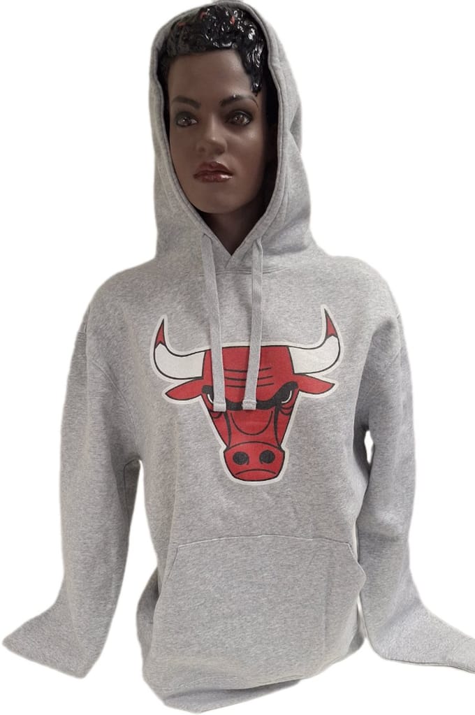CHICAGO BULLS - HOODY- GREY- M