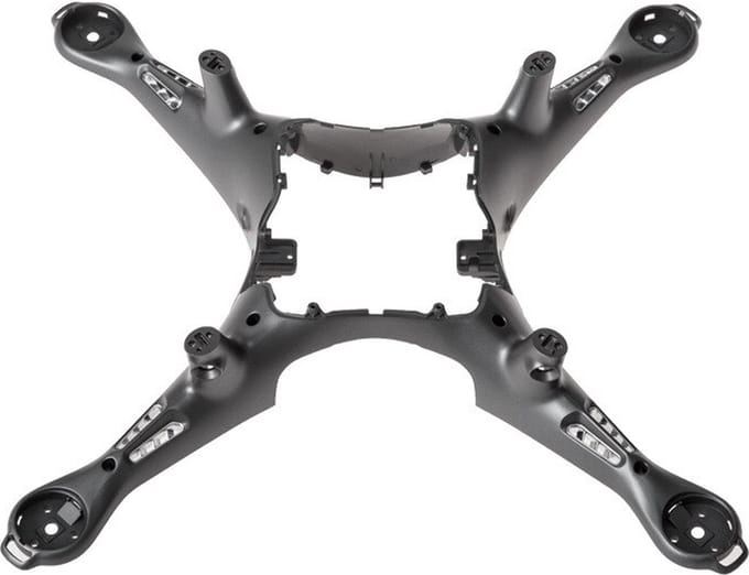 Middenkap - Middle Cover Dark Grey - Donkergrijs - Geschikt voor DJI Phantom 4 Pro