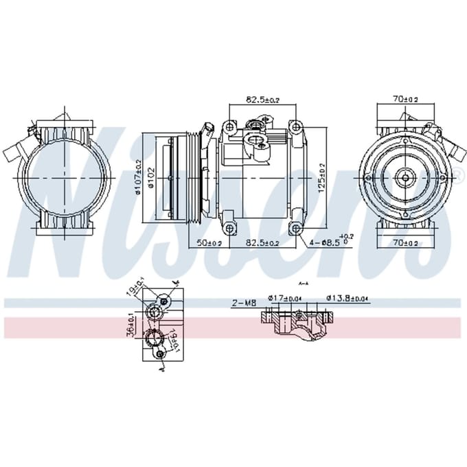 Compressor airconditioning NISSENS KLIMA NIS 891011