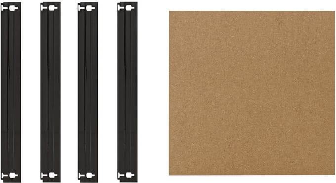 Shelfplaza HOME plankenset voor HOME zware stellingkasten - 30x30 cm - antraciet