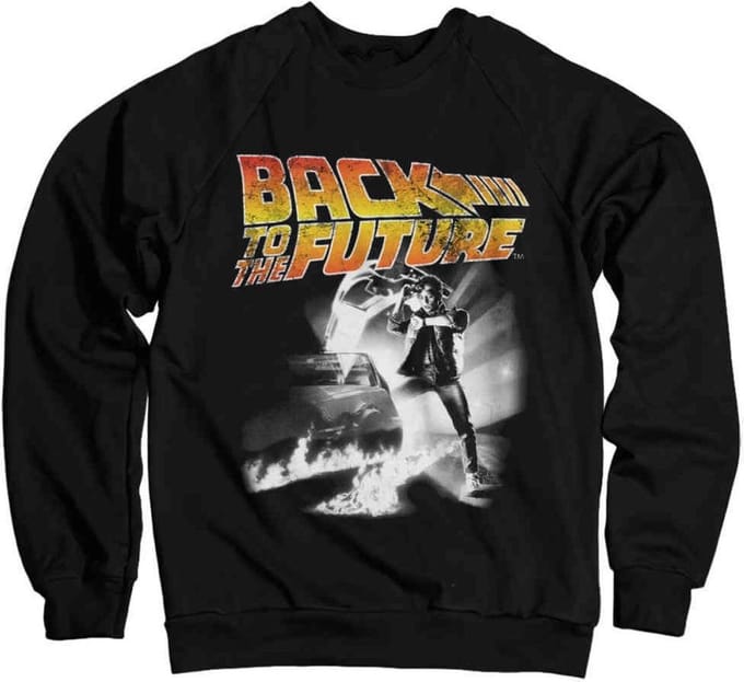 Back To The Future Sweater/trui -S- Poster Zwart